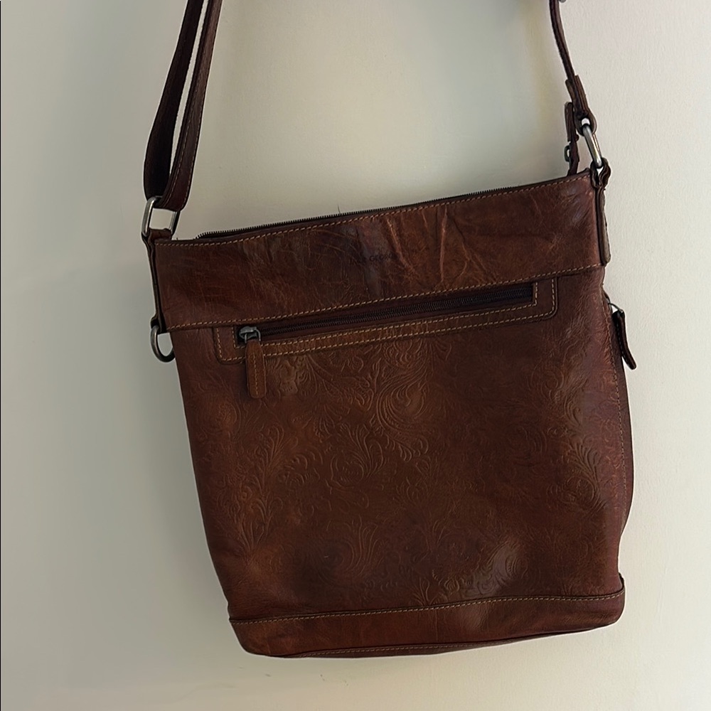 Brown Leather Shoulder/crossbody Bag